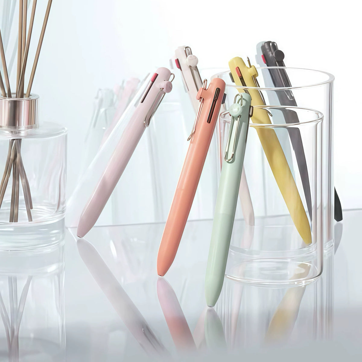 Uni-ball ZENTO 3-Color Gel Pen | Black, Red & Blue Ink | 0.38 / 0.5mm