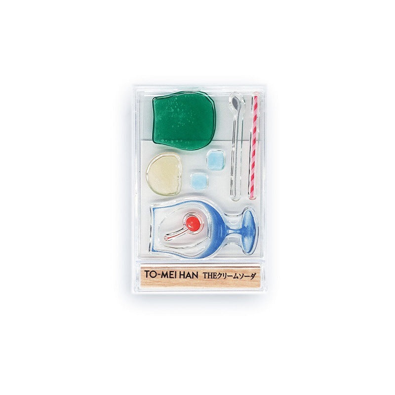 TO-MEI HAN Transparent Drink Cup & Straw Stamps