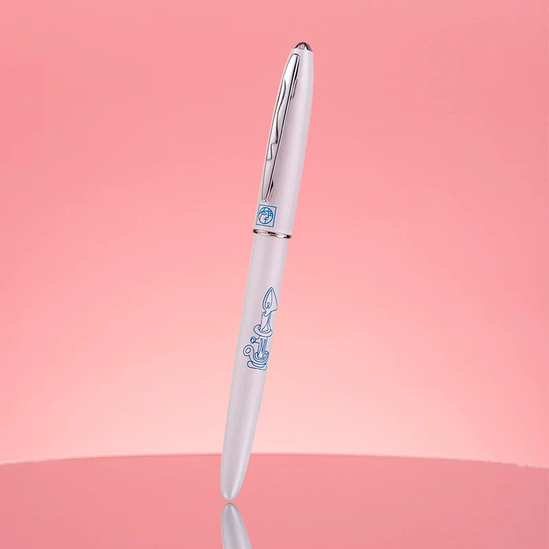 Pimo 606 Fountain Pen - 0.38mm Extra Fine Nib Pink