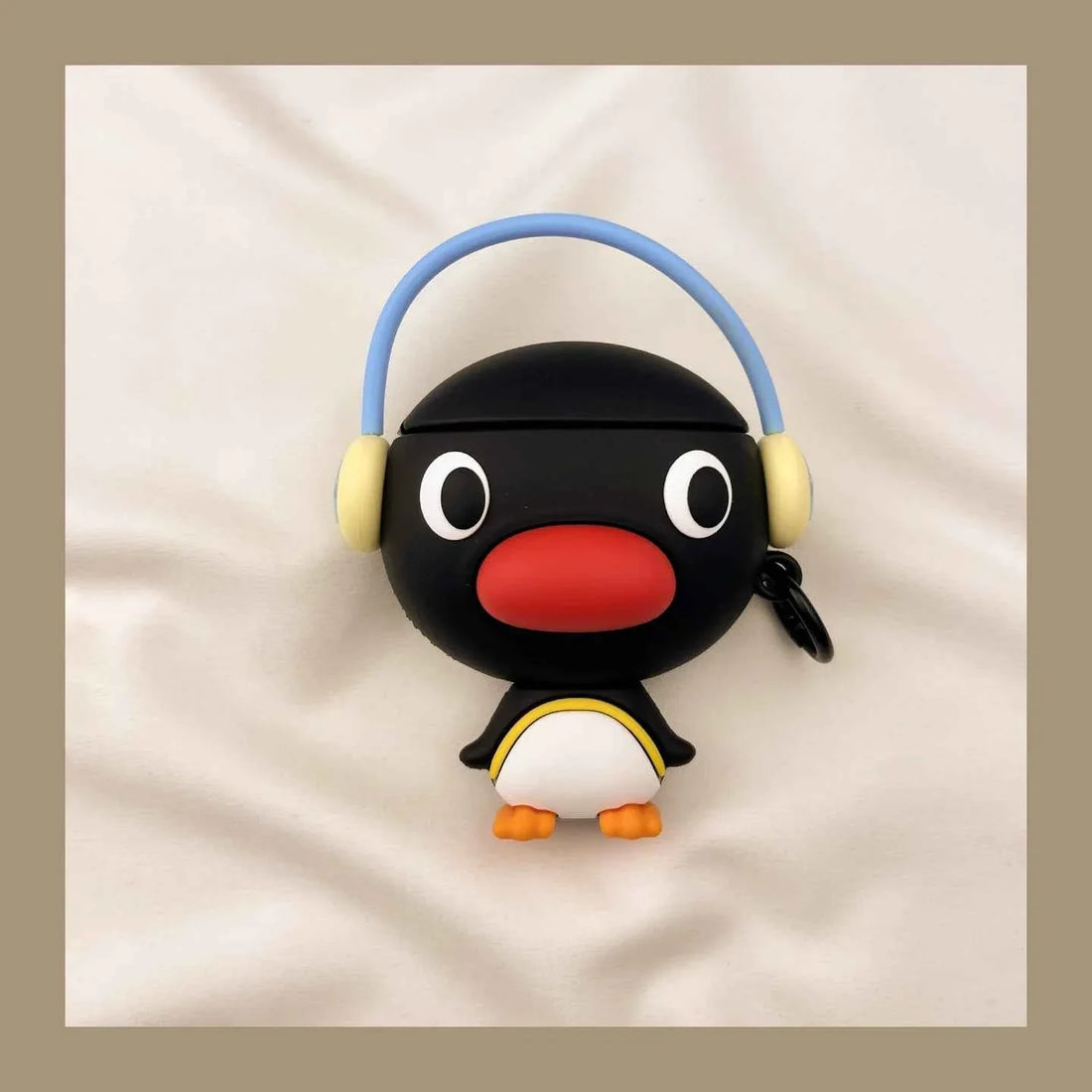 Pingu Penguin Wearing Headphones AirPods Case A