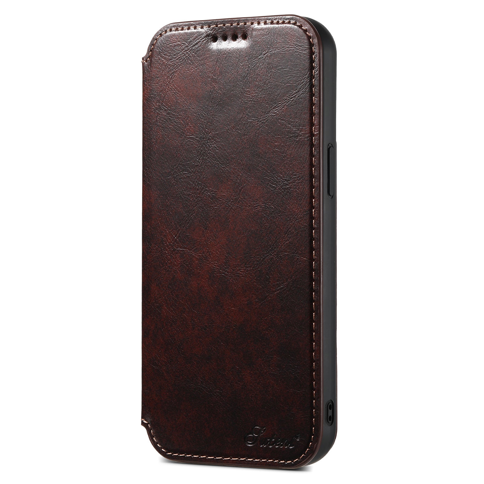 MagSafe Flip Leather Case for iPhone – Folio Wallet Cover with Card Slots