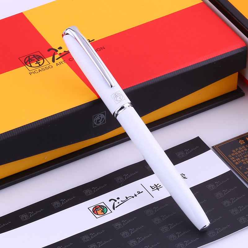 Picasso 916 Malage Fountain Pen Fine 0.5mm Nib White