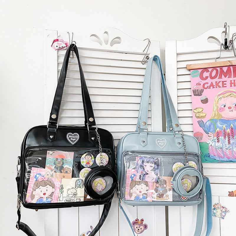 Kawaii Ita JK Lolita Crossbody Shoulder Bag with Small Pouch