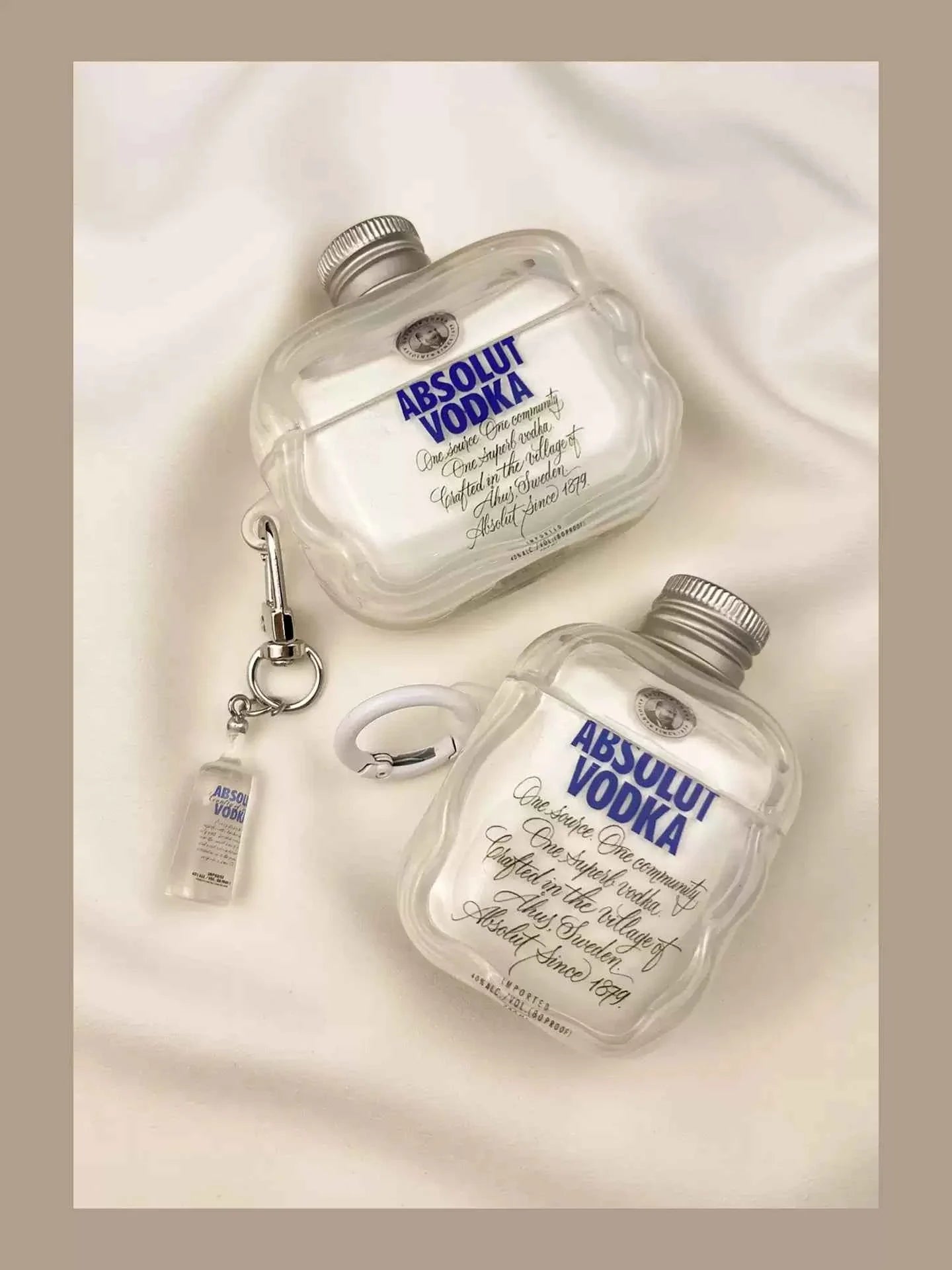 3D Vodka Bottle AirPods Case