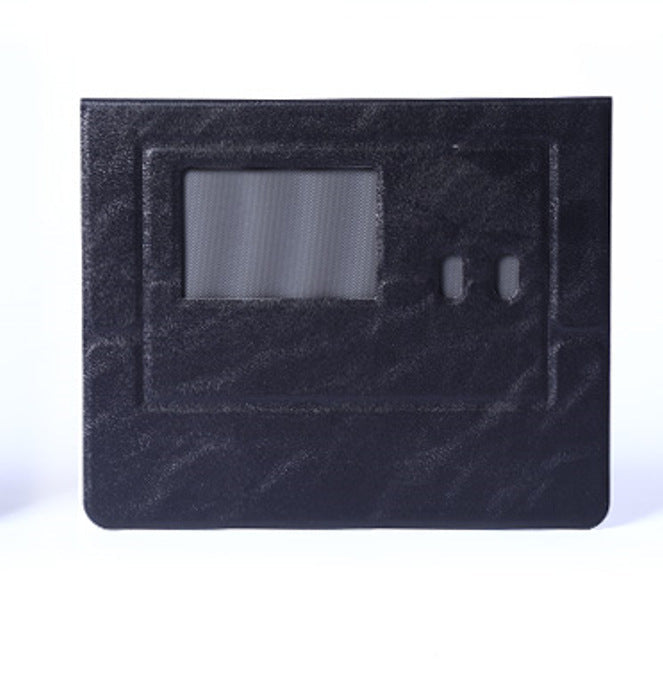 PU Leather Multifunctional Mouse Pad with Phone Stand & 2 Pen Slots