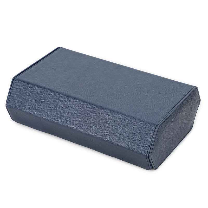 Genuine Leather Hexagon 8-Watches Roll Case