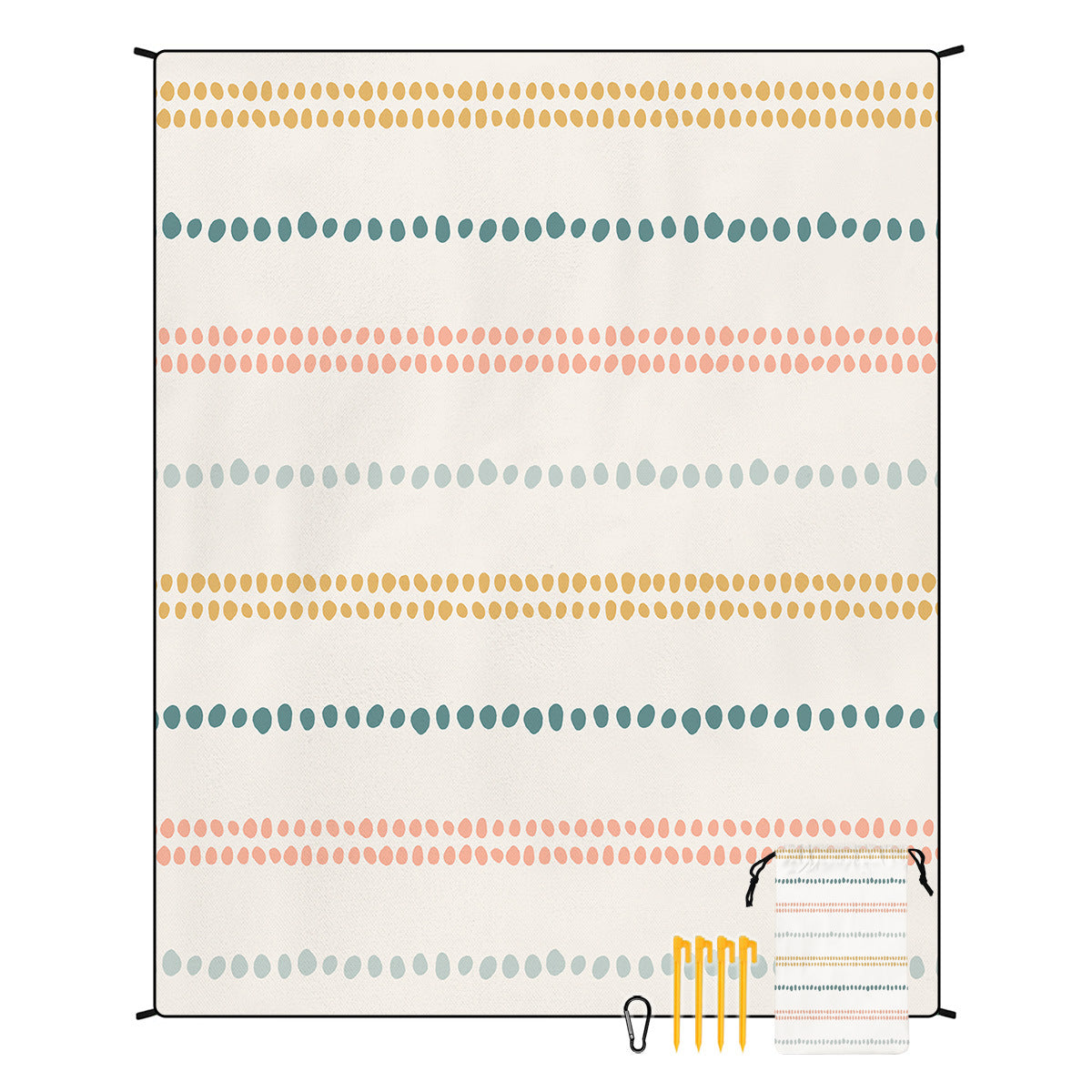 Bohemian Beach Mat & Outdoor Picnic Blanket – Waterproof 220 x 180cm