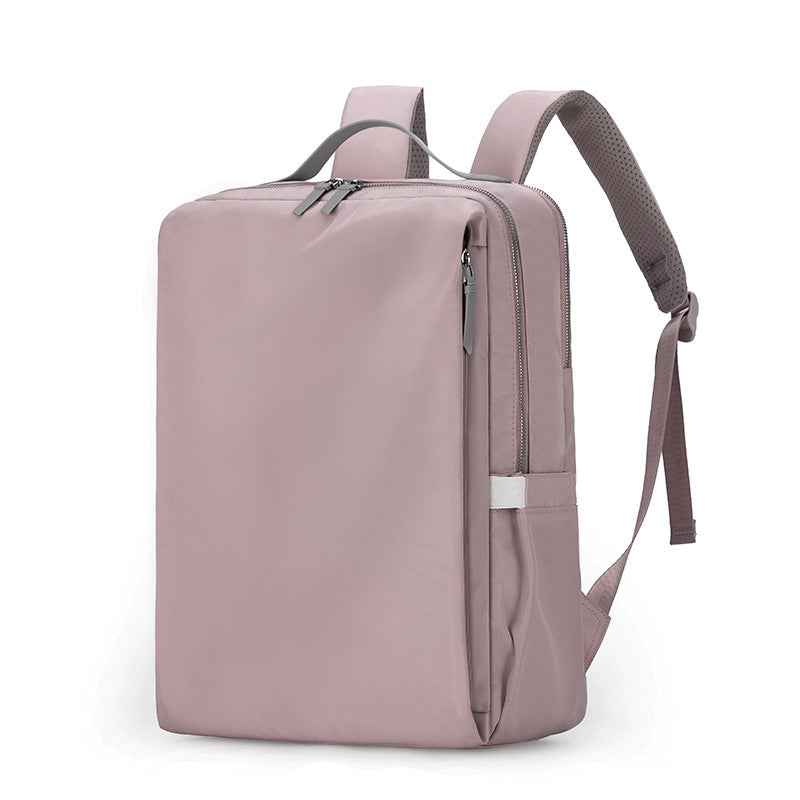 15-Inch Laptop Backpack for Travel – Slim Shockproof Commuter Bag Dark Pink