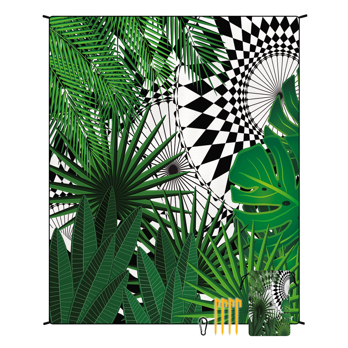 Bohemian Beach Mat & Outdoor Picnic Blanket – Waterproof 220 x 180cm