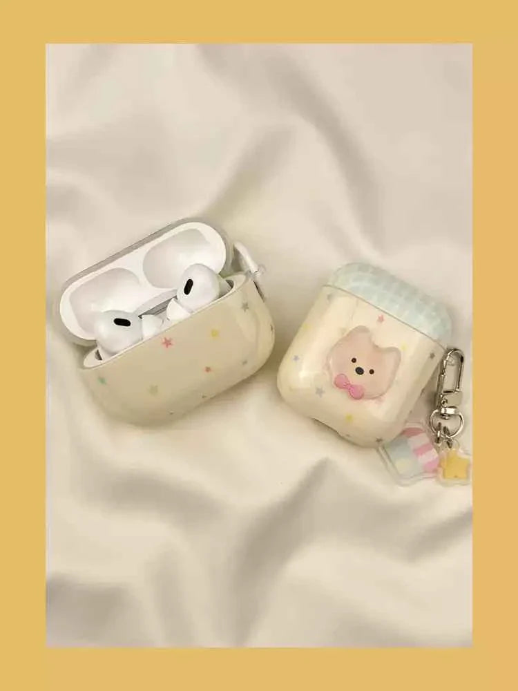Colorful Star West Highland Terrier Dog AirPods Case