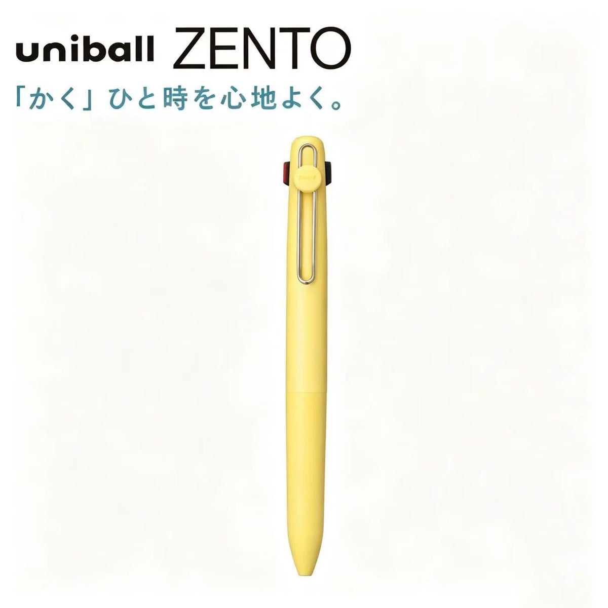 Uni-ball ZENTO 3-Color Gel Pen | Black, Red & Blue Ink | 0.38 / 0.5mm Yellow 0.38mm