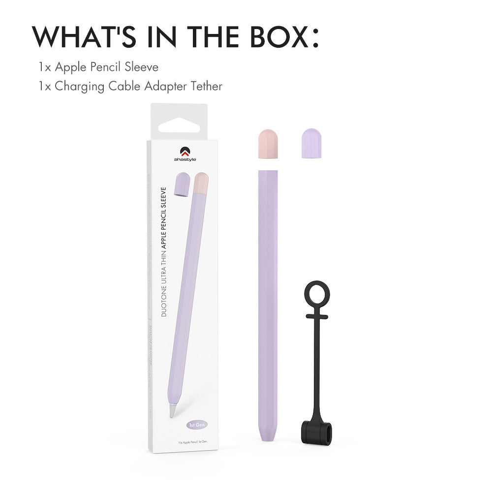 AhaStyle Classic Pencil Case Compatible with Apple Pencil 1st Generation Purple