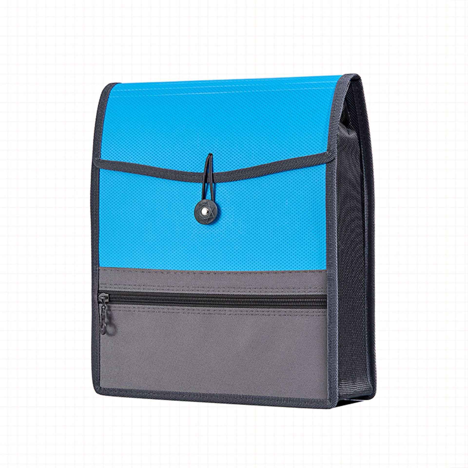 2 Pack Vertical Expandable File Folders A4 Letter Size Blue