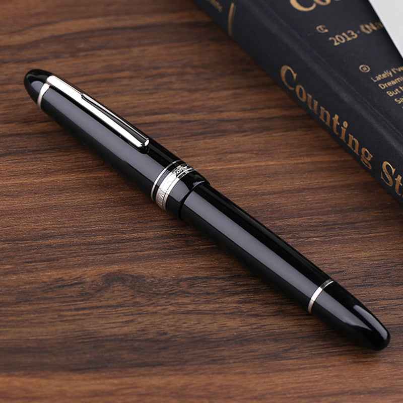 Majohn P136 Piston Fountain Pen Fine Nib with Box Black