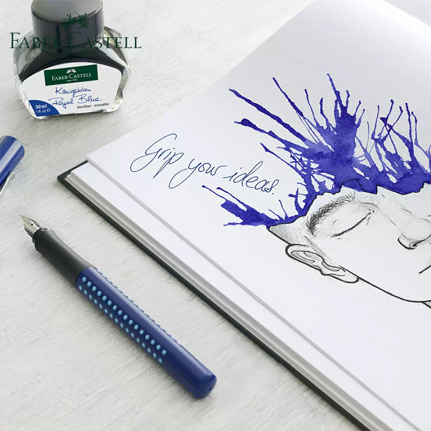 Faber-Castell Grip Fountain Pen Fine Nib