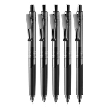 KACO K9 Transparent Gel Pen 0.5mm Black Ink 5/10Pack 5pcs