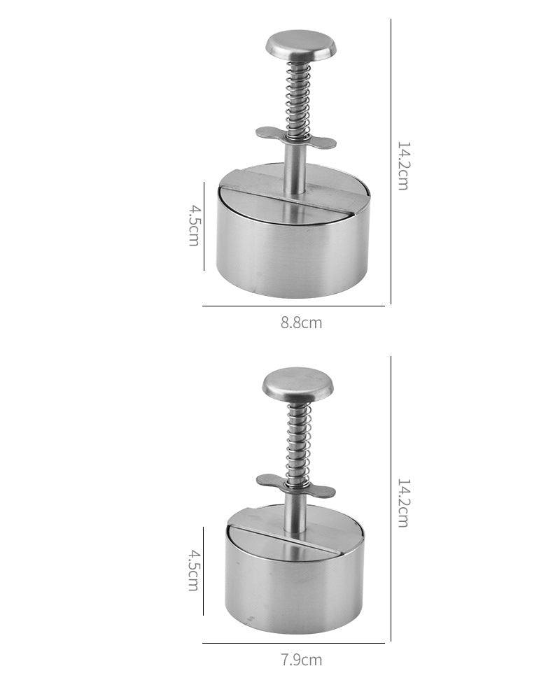 304 Stainless Steel Burger Press & Patty Maker Mould