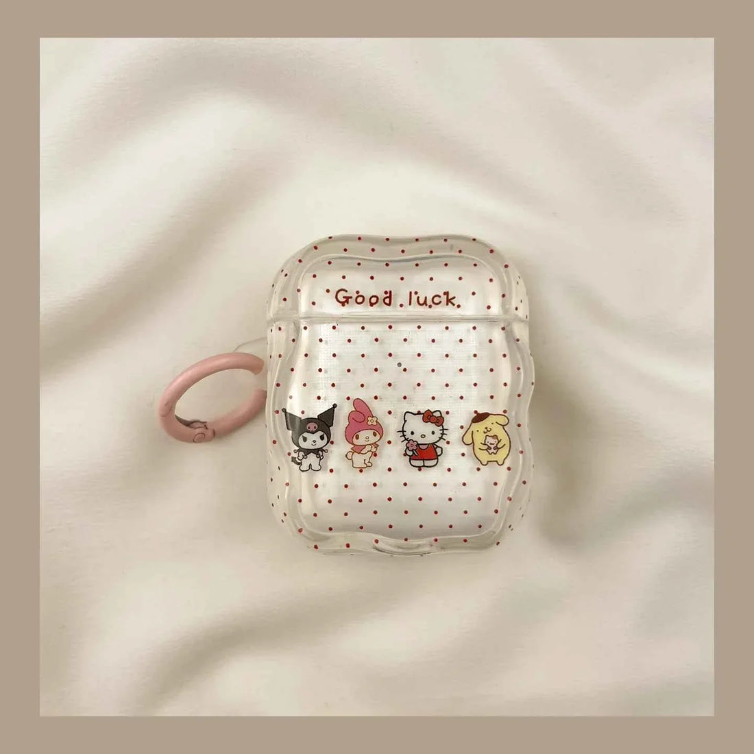 Polka Dot Sanrio AirPods Case A