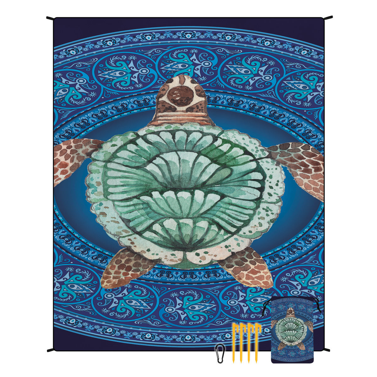 Bohemian Beach Mat & Outdoor Picnic Blanket – Waterproof 220 x 180cm