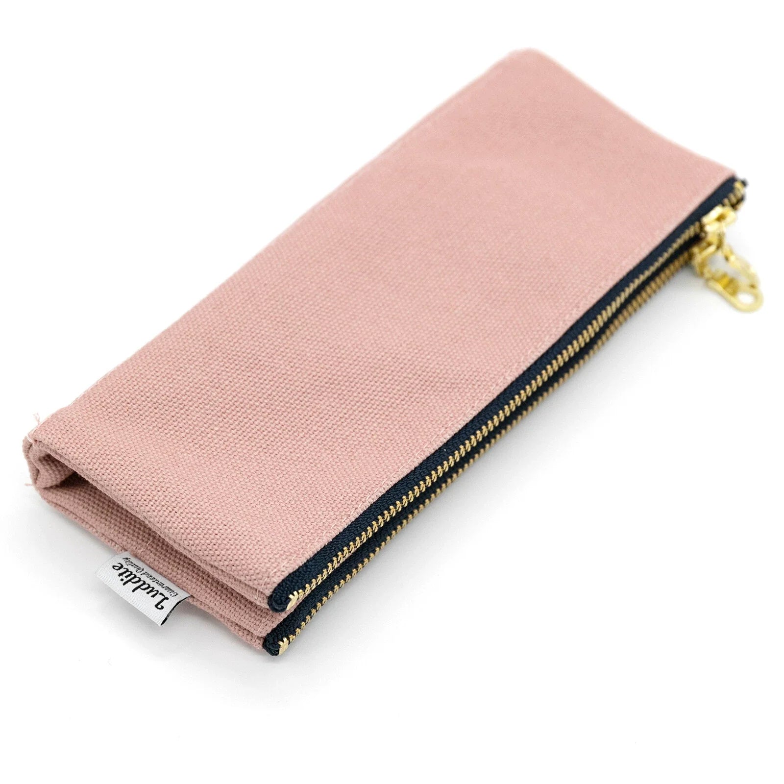 LUDDITE Bendy Pen Case Kurashiki Canvas Pink