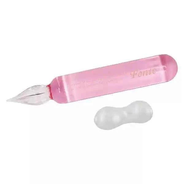 Komamono Lab Fonte Mini Glass Dip Pen with Pen Rest Clear