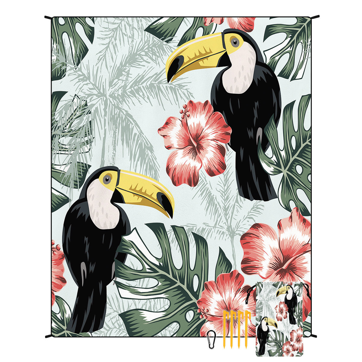 Bohemian Beach Mat & Outdoor Picnic Blanket – Waterproof 220 x 180cm