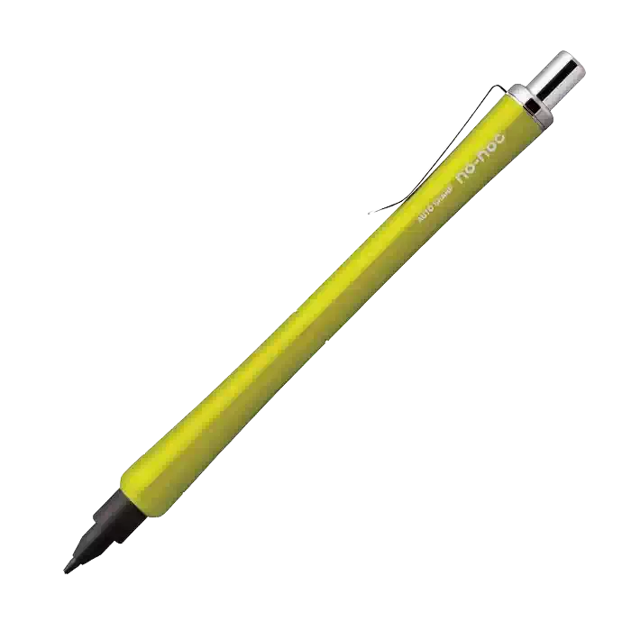OHTO NO-NOC 0.5mm Auto Lead-Advance Mechanical Pencil - Japanese Non-Knock Drafting Pencil Yellow Green