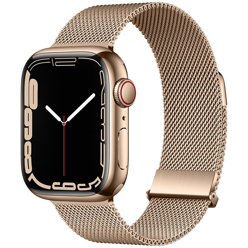 Apple Watch Two-Piece Double Magnetic Stainless Steel Metal Strap