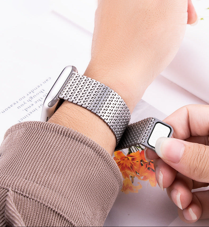 Apple Watch Chain-Link Magnetic Stainless Steel Band
