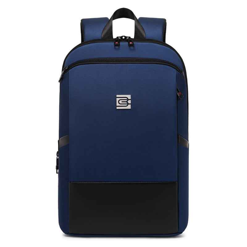 Bruno Cavalli Slim Lightweight Laptop Backpack Bookbag for Work Business and College Blue