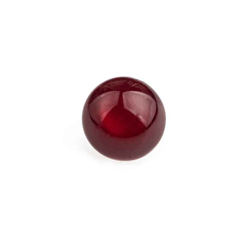 11,5 mm weinroter Mushroom-Button, gerippte schimmernde Oberfläche