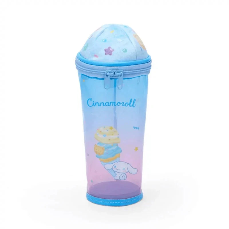 Sanrio Ice Cream Cup Pencil Case PVC Stationery Organizer Cinnamoroll