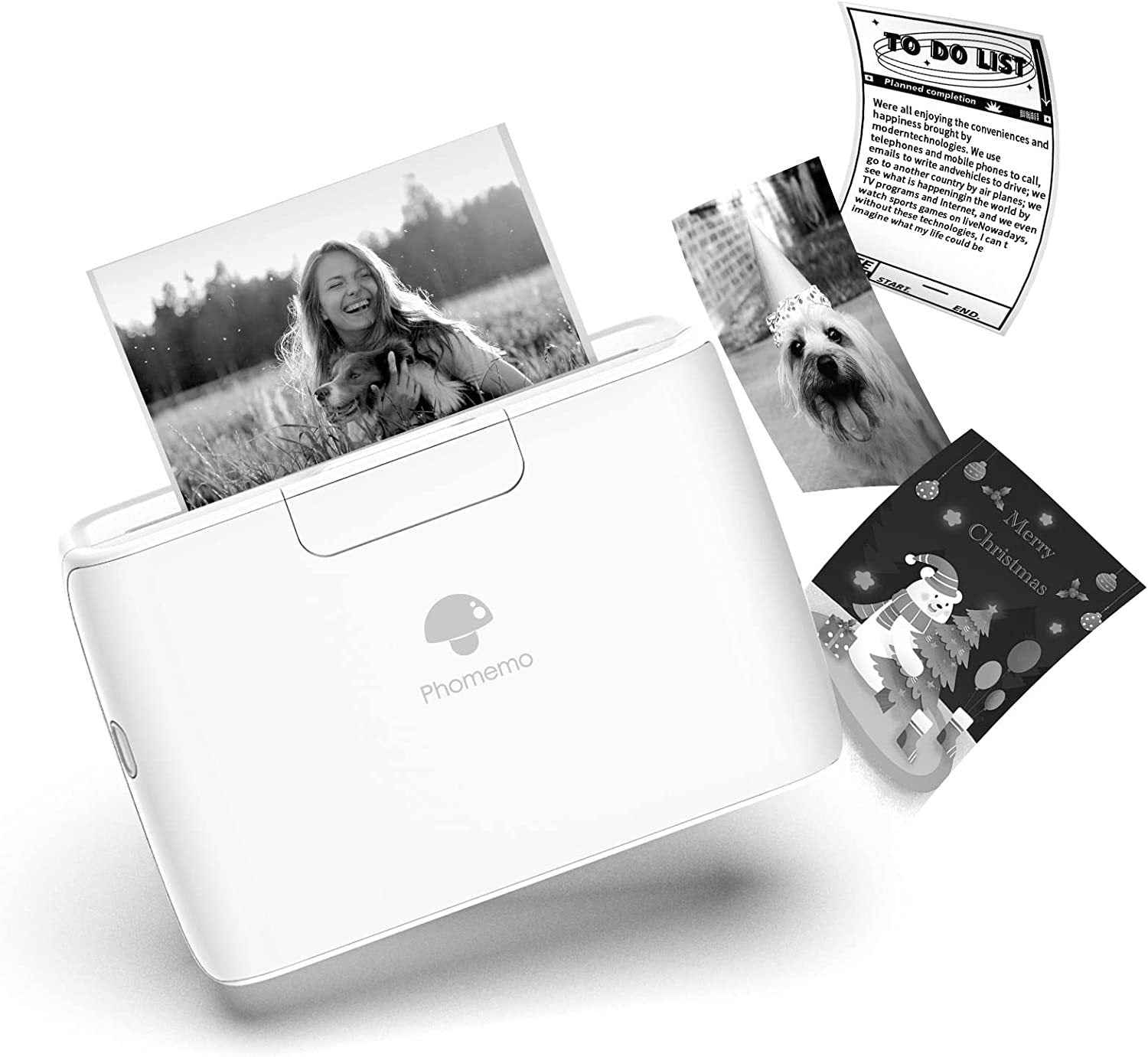 Phomemo M04S Portable Thermal Sticky Note Printer White