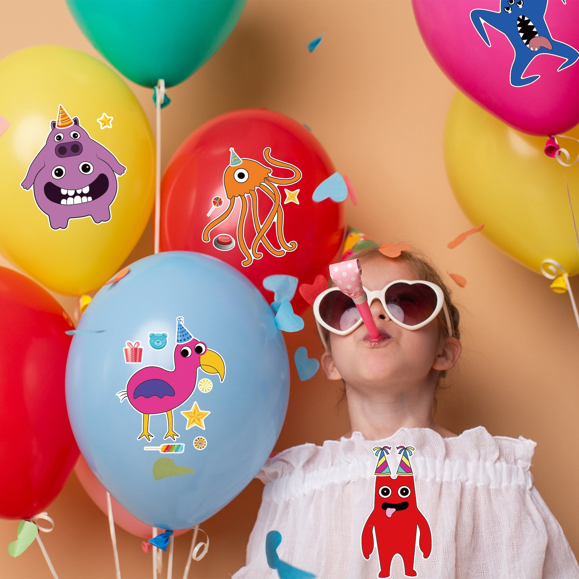Make a Face Garten of Banban Stickers for Kids 24 Sheets