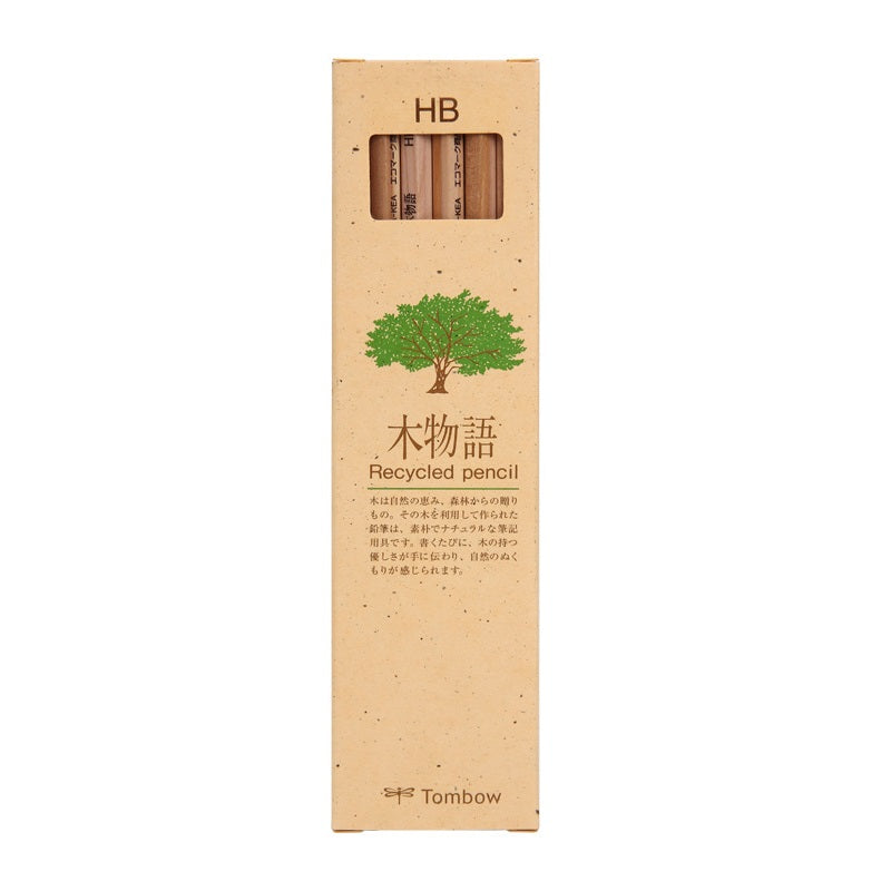 Tombow 2B HB Recycled Pencils,Kimonogatari,12 Pack HB