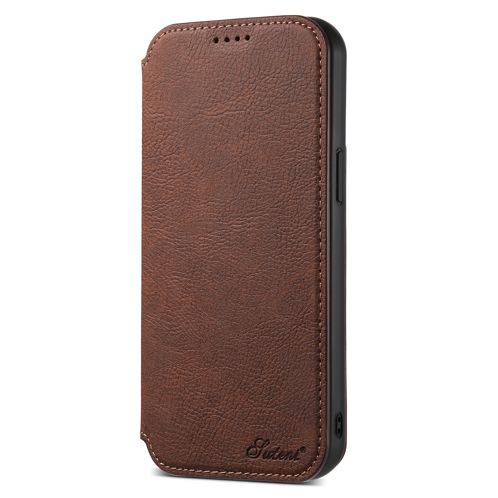 MagSafe Flip Leather Case for iPhone – Folio Wallet Cover with Card Slots