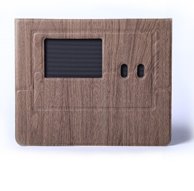 PU Leather Multifunctional Mouse Pad with Phone Stand & 2 Pen Slots
