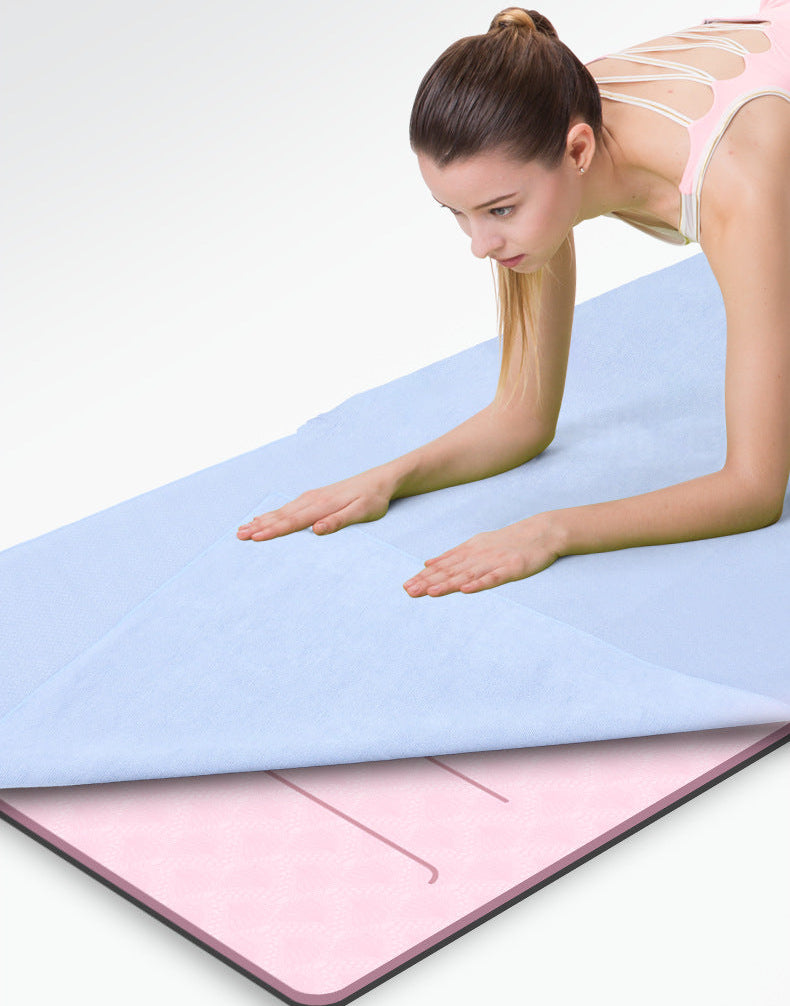 Non-Slip Yoga Towel Mat – Professional Sweat-Absorbent Yoga Rug