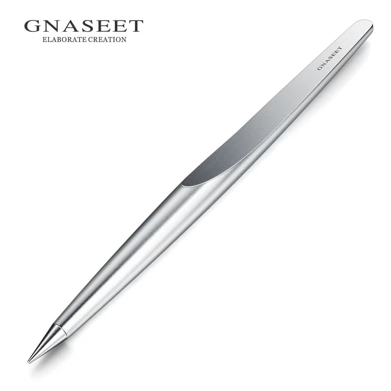 GNASEET Inkless Pen with Egg Stand – Aluminium Alloy Eternal Pen | Premium Desktop Writing Sculpture
