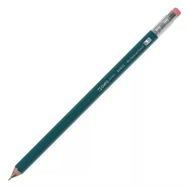 OHTO WN01 Wooden Pencil-Shaped Mechanical Pencil 0.5MM Dark Green
