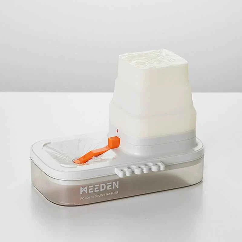 MEEDEN Portable Paint Brush Cleaner Rinser White