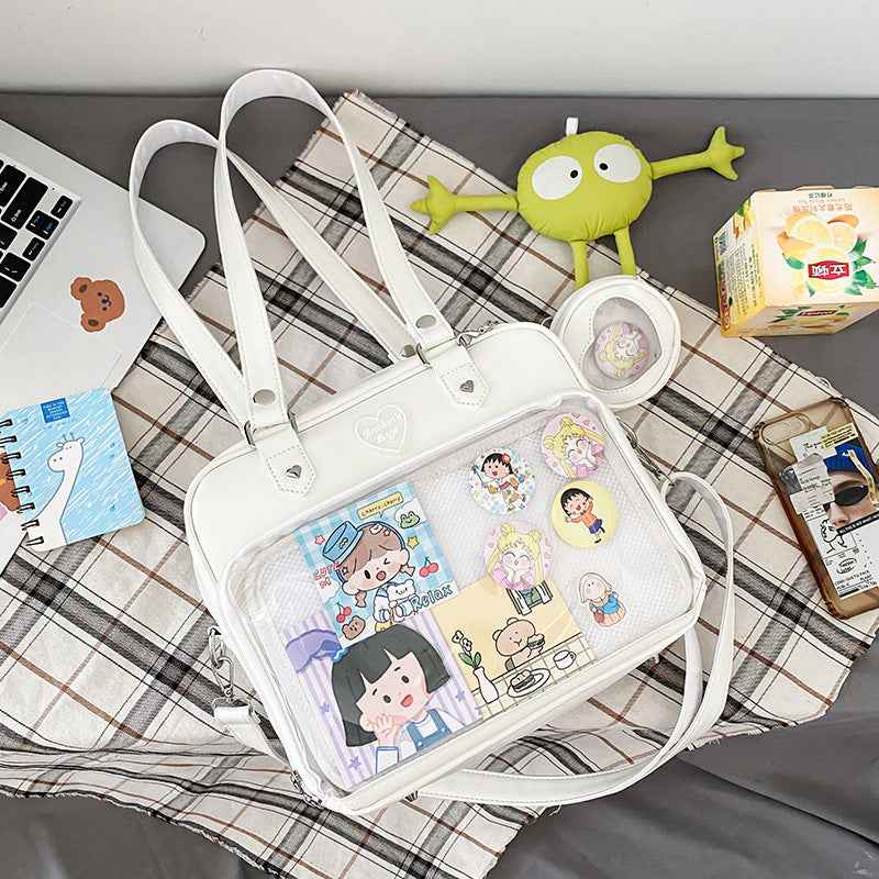 Kawaii Ita JK Lolita Crossbody Shoulder Bag with Small Pouch
