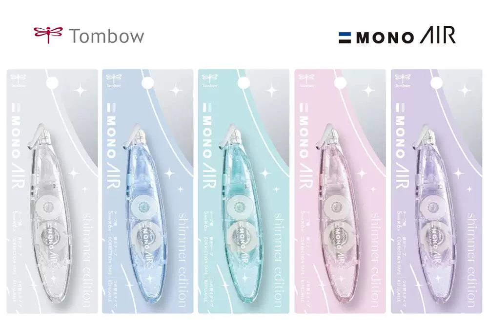 Tombow MONO Shimmer Edition Set of 4 [Limited]