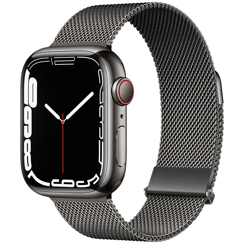 Apple Watch Two-Piece Double Magnetic Stainless Steel Metal Strap