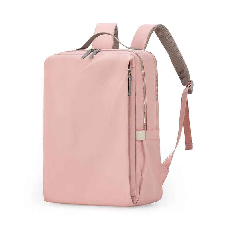 15-Inch Laptop Backpack for Travel – Slim Shockproof Commuter Bag Pink