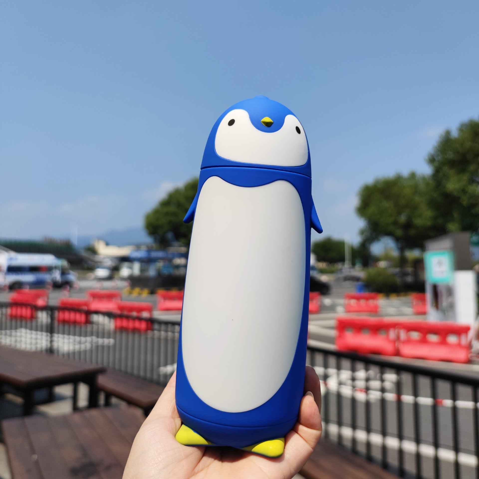 Penguin Stainless Steel Vacuum Insulated Tumbler 280ML Blue