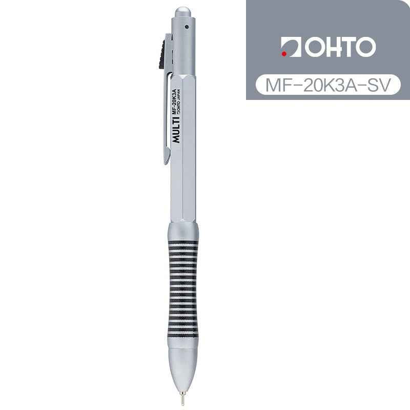 OHTO 2+1 Multi-Function Pen,0.5mm Mechanical Pencil,0.7mm Ballpoint Pen Black