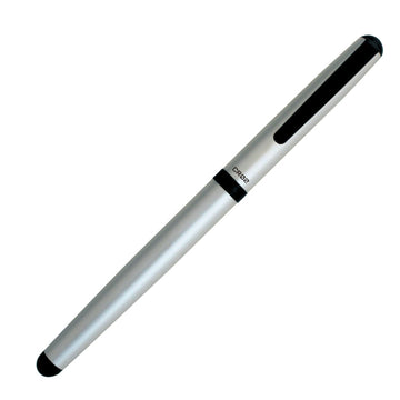 OHTO CR02 Ceramic Roller Gel Ink Pen 0.5MM Matte Silver