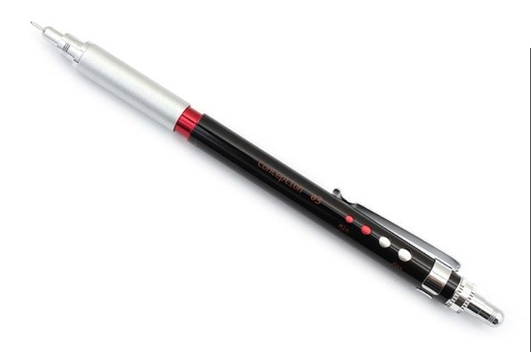 OHTO Conception Mechanical Pencil 0.3mm/0.5mm Black 0.3mm