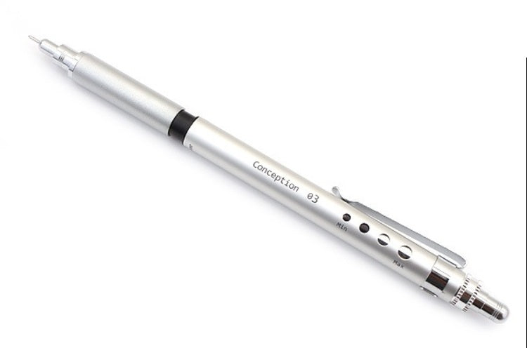 OHTO Conception Mechanical Pencil 0.3mm/0.5mm Silver 0.3mm